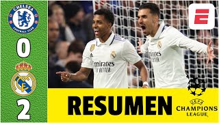 REAL MADRID, A SEMIFINALES tras vencer 2-0 al CHELSEA con doblete de RODRYGO | UEFA Champions League