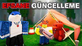 EFSANE DİNO KİD GÜNCELLEMESİ! AŞIRI ZOR CHALLENGE! - Roblox Ormanda 99 Gece