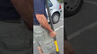 Guy Smashes Car's Window to Rescue Dog
