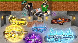 We Found Buried OP GUNS in Minecraft!