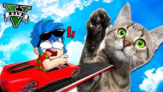 GTA 5: GATO GIGANTE Vs Los COMPAS 😱🚗 Face To Face TIMBA VK
