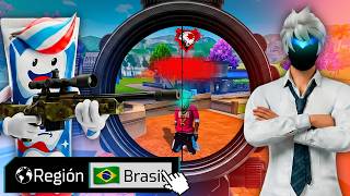 JUGUE POR PRIMERA VEZ EN LA REGION BRASIL 😱🇧🇷 FREE FIRE