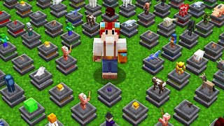 EU COLETEI O TROFÉU DE TODOS OS MOBS DO MINECRAFT - StonksCraft 2
