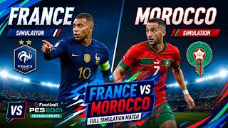 France vs Morocco | FIFA World Cup 2026 | eFootball PES 2021 Gameplay