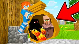 FUI PRESO COM ALDEÕES NA SACOLA DO MINECRAFT