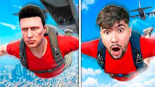 Daca PIERD in GTA 5, SAR cu PARASUTA in REALITATE!😱