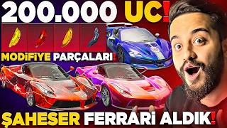 FERRARİ ARABALAR GELDİ! 200.000 UC ŞAHESERİ ALDIK! YENİ MODİFİYE ÖZELLİĞİ! PUBG Mobile