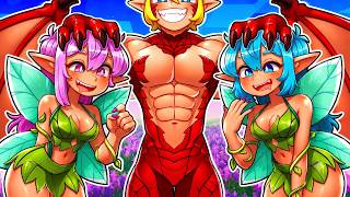 RAGAZZE FATA sono OSSESSIONATE dai miei MUSCOLI di DRAGO Su Minecraft!