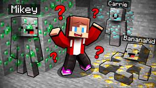 JJ and Mikey vs Friends: MINE CAMOUFLAGE HIDE-AND-SEEK in Minecraft...