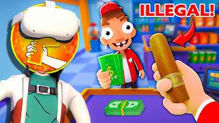 Selling Illegal Items to my Customers in VR!