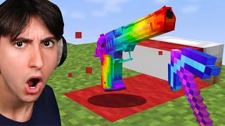 Minecraft Bedwars, But Every Drop is a Gun