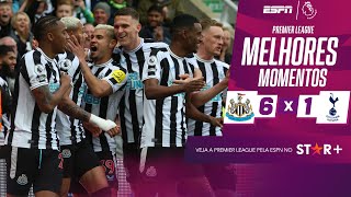 COM JOELINTON BRILHANDO E CINCO GOLS EM 20 MINUTOS, NEWCASTLE MASSACRA TOTTENHAM | Melhores Momentos