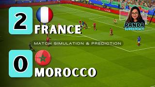 France vs Morocco | Football Match Simulation & Highlights | Full Match Stream (eFootball/PES)