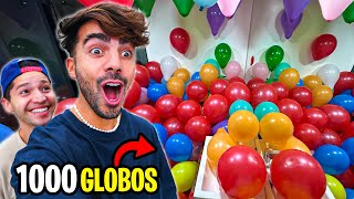 LE LLENO DE GLOBOS EL BAÑO A FEDE | El Parcerito