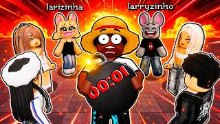 💣 DESAFIO ESCAPE DA BOMBA COM O LARRYZINHO e A LARIZINHA NO ROBLOX!