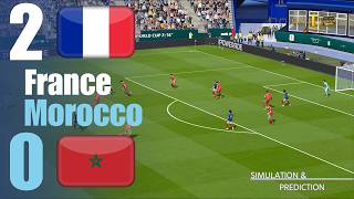 🔴 France vs Morocco Highlights 2026 | Football Match Simulation  (eFootball/PES21)