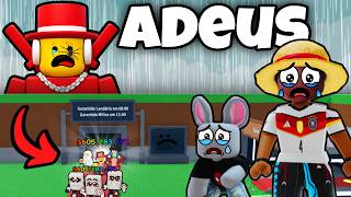 ADEUS ROUBE UM BRAINROT! MEU ÚLTIMO VIDEO DO JOGO!