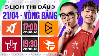 XT VS BOX | TDT VS FL - ĐẤU TRƯỜNG DANH VỌNG MÙA XUÂN 2023 - VÒNG BẢNG 21/04