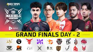 PUBG MOBILE MAXEBELS SHOWDOWN GRAND FINALS | DAY 2 | Ft. #4T #AE #KONG #YG #HORAA #FL #AG #VOIN #A1