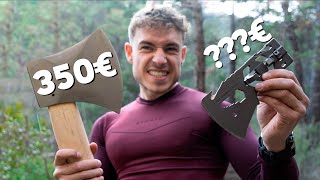 PROBANDO las HACHAS MAS CARAS de AMAZON🪓🤑