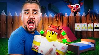 Als DINO KIND BABYSITTER in 99 Nächte im Wald!