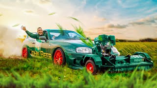 Je transforme ma TOYOTA SUPRA en tondeuse !