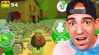 Fui PERSEGUIDO por 1000 TORTUGAS en Super Bear Adventure!