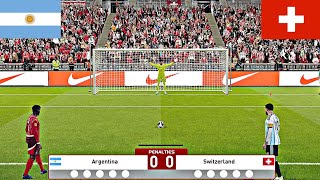 ARGENTINA VS SWITZERLAND FULL PENALTY SHOOTOUT | ARG VS SUI HIGHLIGHTS