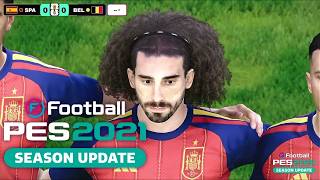 [PES 2021] LAMINE YAMAL FAIT DES RAVAGES DANS LA DÉFENSE BELGE | JEU VIDÉO PES 2021