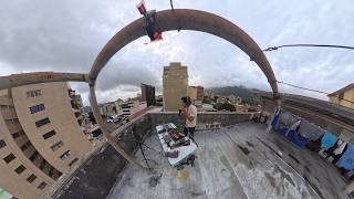 Grabando en la Terraza cuando empezó el Sismo en Caracas 🏔️ Live Looping de Emergencia — Caribano