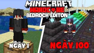 KiraMC Tóm Tắt 100 Ngày Minecraft Bedrock Sinh Tồn, Full Beacon Netherite... !!