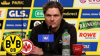 "Die Energie, die wir brauchen" | PK mit Edin Terzic & Oliver Glasner | BVB - Frankfurt 4:0