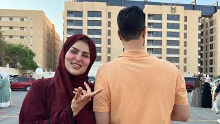 أول ظهور لأخو آيه التوأم👫و أجواء العيد في قطر 🇶🇦 اتصدمنا 😱