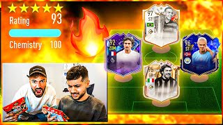 Wer muss SCHÄRFSTE NUDELN DER WELT ESSEN vs HamedLoco🔥🔥 FUT DRAFT CHALLENGE FIFA 23 !!