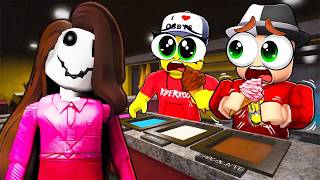 PRODÁVÁME ZMRZLINU, jenže dojde DĚSIVÁ ŽENA... (Roblox Ice Cream)