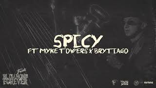 Fronti, Brytiago ft. Myke Towers - SPICY (Visualizer) | EL DIAMOND FOREVER