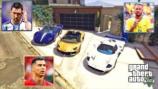 قراند 5 : جمع سيارات نجوم كأس العالم 2026 | GTA V Footballers Super Cars