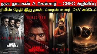 Film Talk | Jana Nayagan - CENSORED - RELEASE DATE, Vijay Sethupathi's Train Teaser, DxV Update