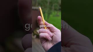 Op Deze Manier Hoor Je Een Potlood Te Gebruiken..