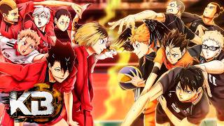 Karasuno vs Nekoma (Haikyu!!) | La Batalla del Basurero | Kballero