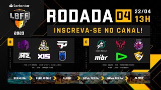 LBFF 2023 RODADA 04 AO VIVO - GRUPOS B E C | FREE FIRE ESPORTS BRASIL