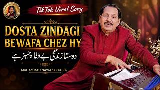 Dosta Zindagi Bewafa Chez Hy | Muhammad Nawaz Bhutta | TikTok Viral Song | دوستا | Official Video