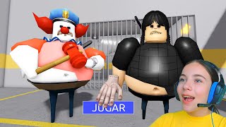 BARRY se CONVIRTIÓ en PAYASO y MERLINA en ROBLOX