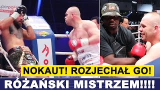 RÓŻAŃSKI NOKAUTUJE BABICA!!!! POLAK MISTRZEM ŚWIATA!!!
