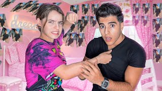 لزقت صوري في غرفة لين وصارت تبكي😱❤️