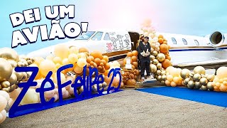 DEI UM AVIÃO DE PRESENTE DE ANIVERSÁRIO PARA O MEU MARIDO!!