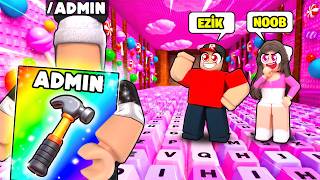 ROBLOX ESCAPE THE KEYBOARD'DA ADMİN KOMUTLARI İLE NOOBLARI EZİYORUM!! 🔥